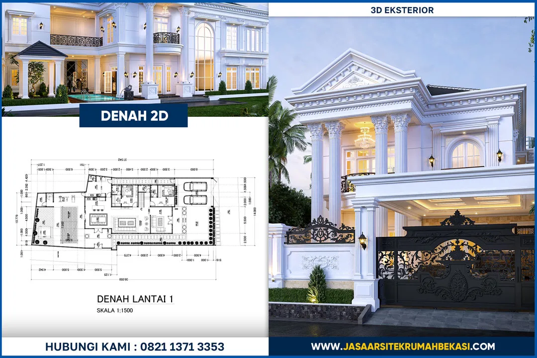 Jasa Desain Arsitek Mewah Bekasi Berkualitas & Profesional