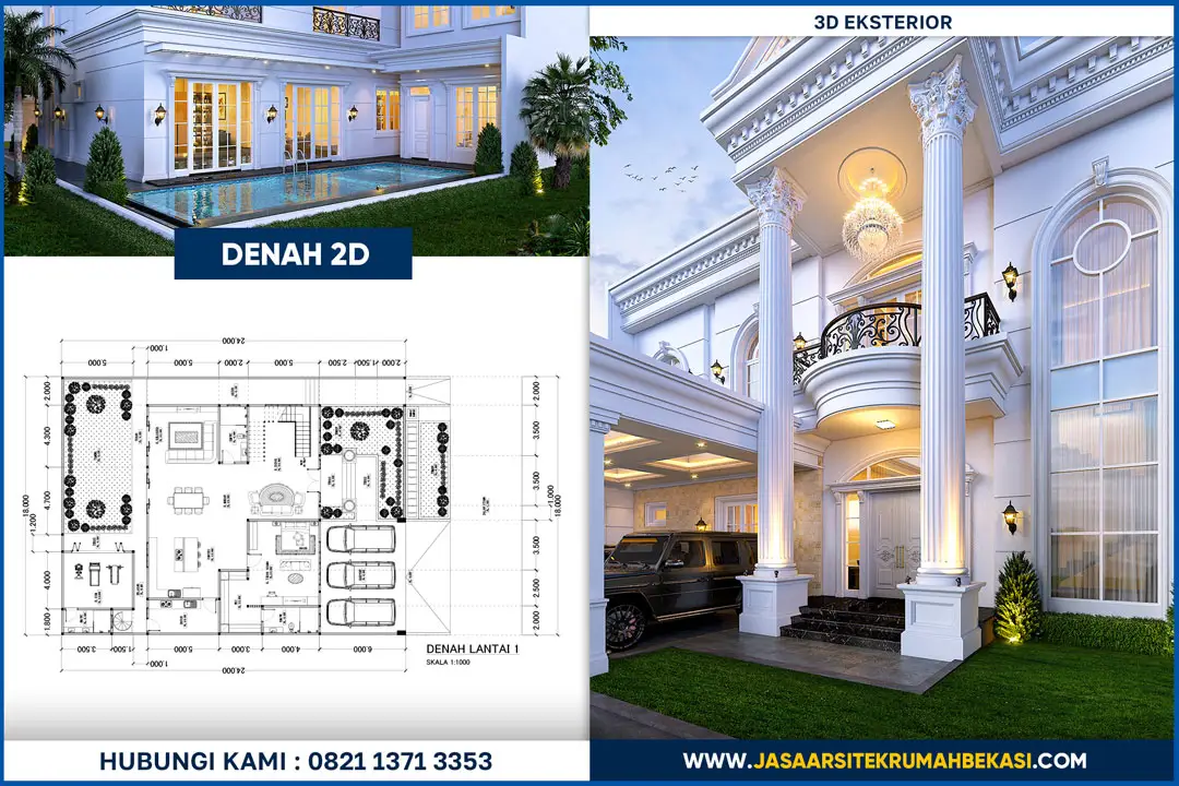 Jasa Desain Arsitek Mewah Bekasi Ahli & Berpengalaman