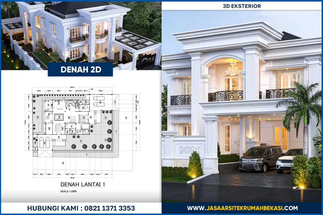 Jasa Desain Arsitek Mewah Bekasi Ahli & Terpercaya