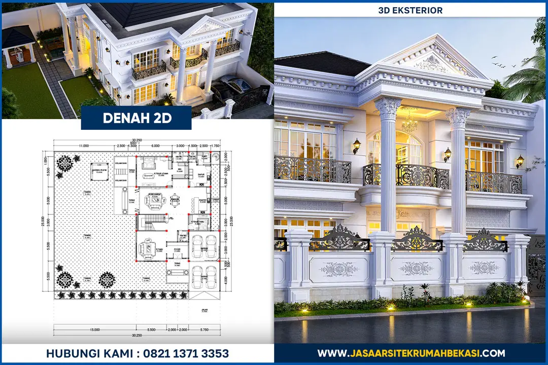 Jasa Desain Arsitek Mewah Bekasi Handal & Berkualitas