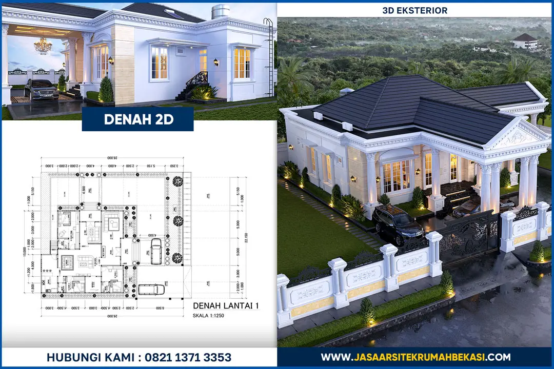 Jasa Desain Arsitek Mewah Bekasi Kredibel & Berpengalaman