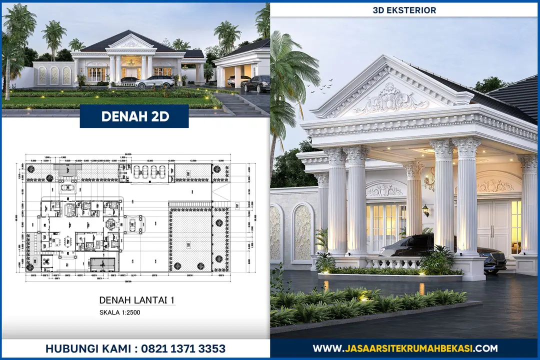 Jasa Desain Arsitek Mewah Bekasi Handal & Profesional
