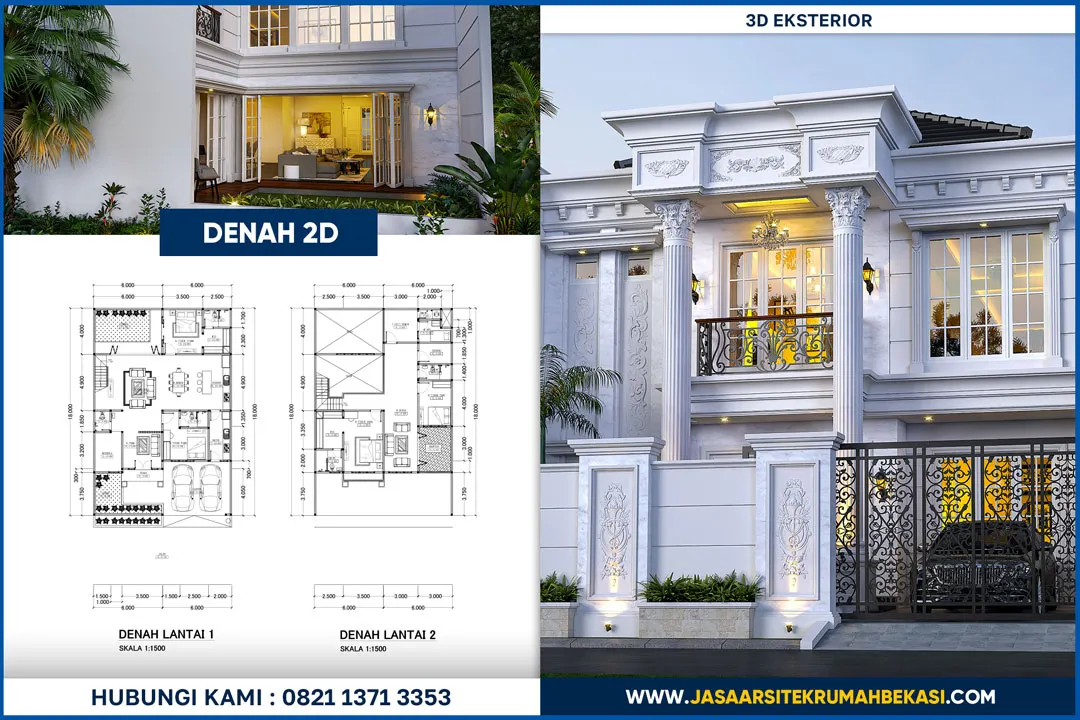 Jasa Desain Arsitek Mewah Bekasi Handal & Terjangkau