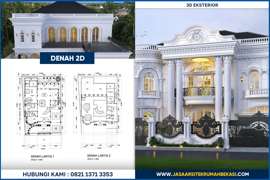 Jasa Desain Arsitek Mewah Bekasi Handal & Terpercaya