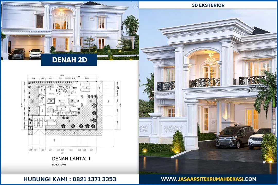 Jasa Desain Rumah Bekasi: Tahapan Perencanaan Rumah dari Konsep hingga Gambar Kerja