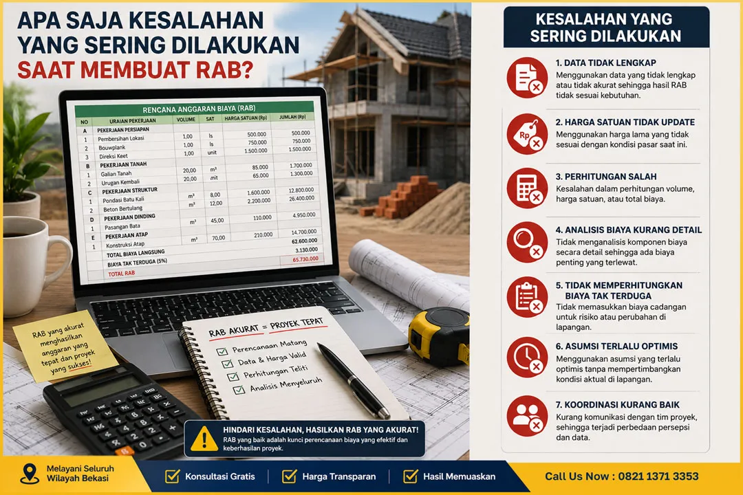 Kesalahan yang Sering Dilakukan Saat Membuat RABl Download RAB Gratis